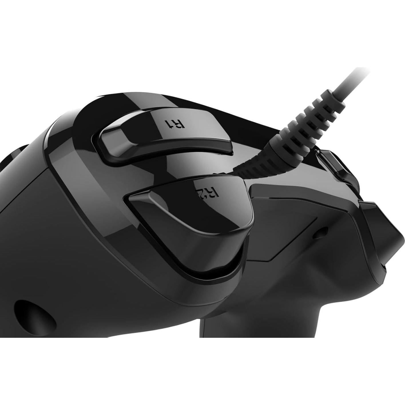 Controlador con cable Nacon para PS4 y PC - Negro