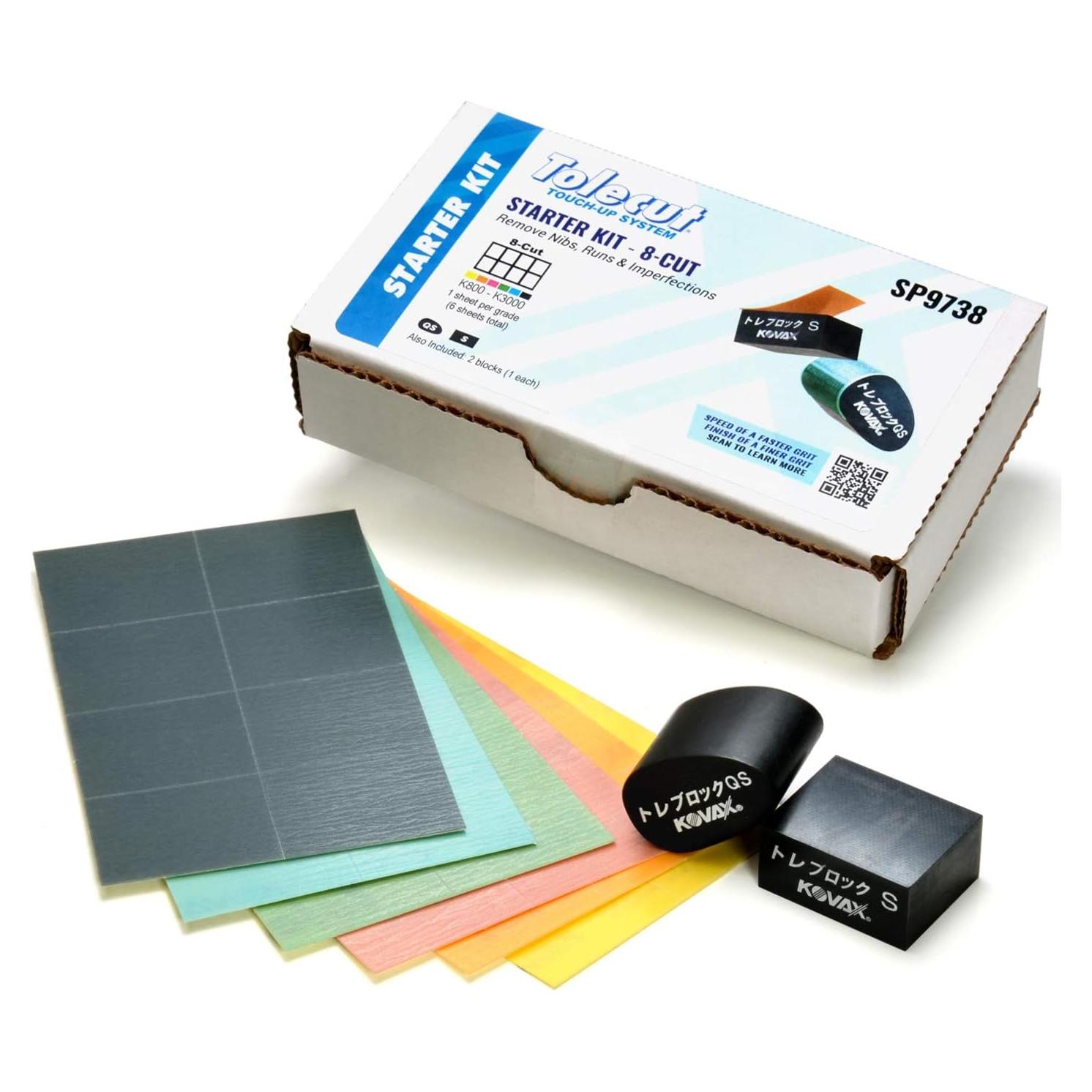 Kit de Lijado Tolecut Eagle Abrasives - 8 Cortes, 6 Hojas