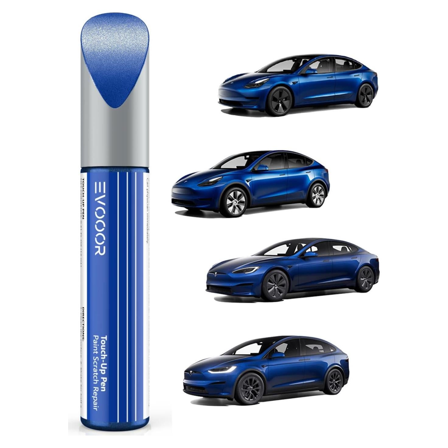 Pintura de Retoque Metálica EVOOOR Azul Profundo para Tesla