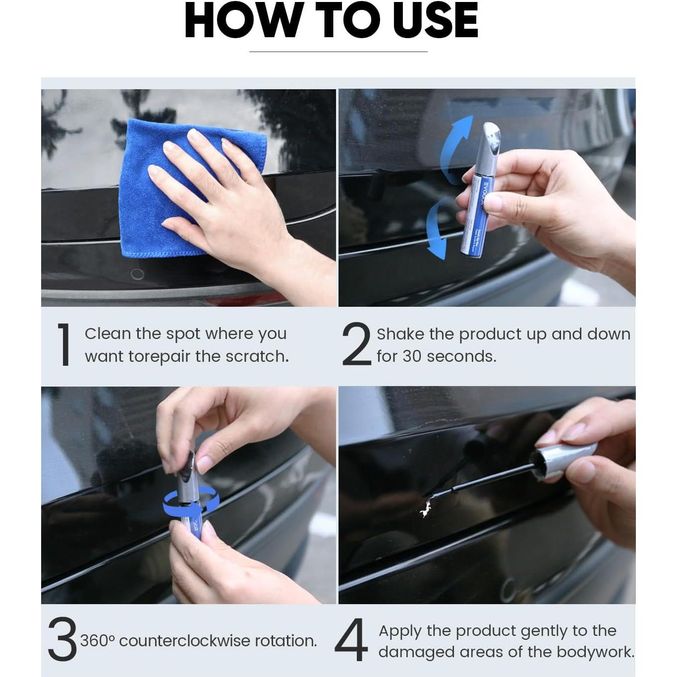 Pintura de Retoque Metálica EVOOOR Azul Profundo para Tesla