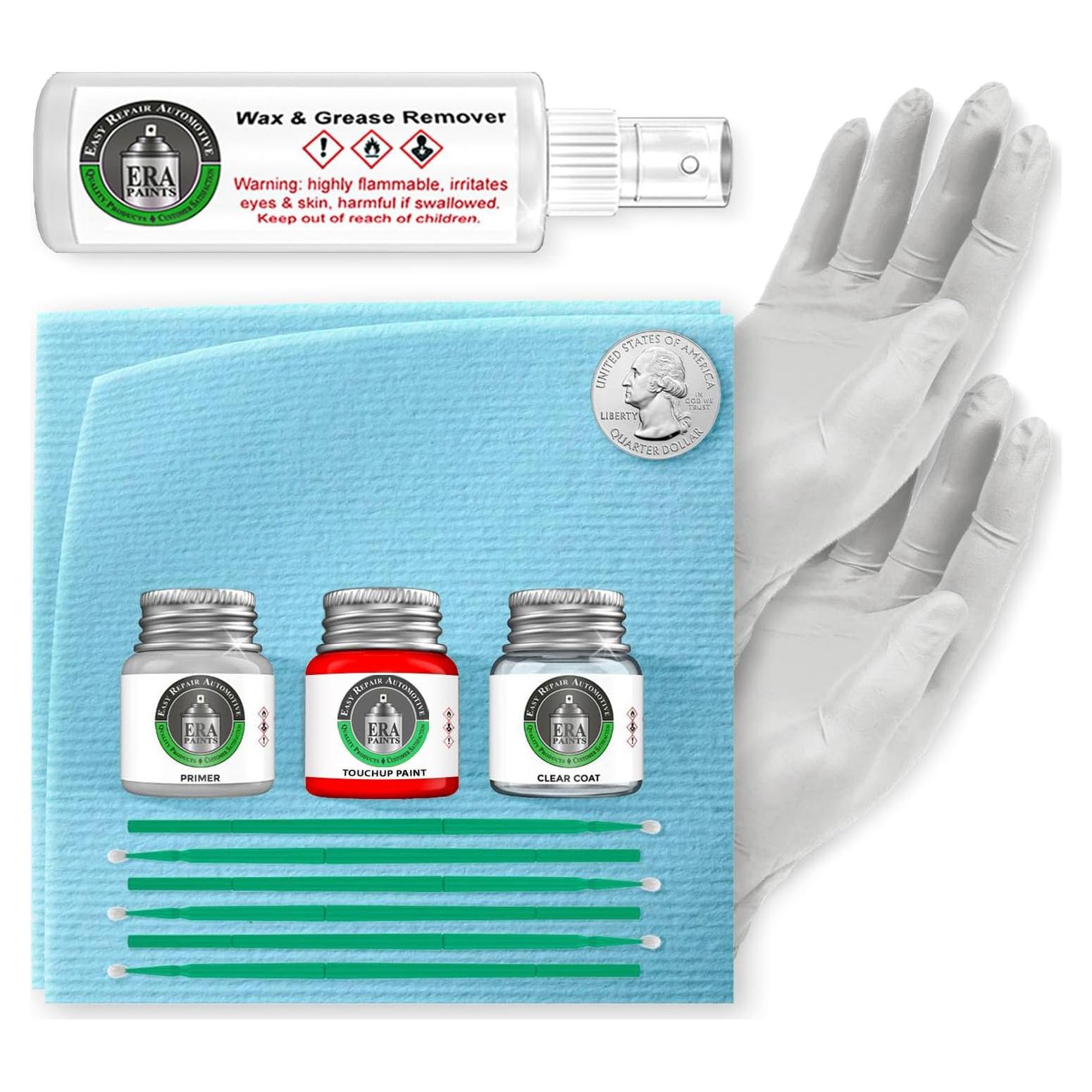 Pintura Automotriz ERA PRP/JRP Rojo Cereza 7.39 ml Kit Profesional