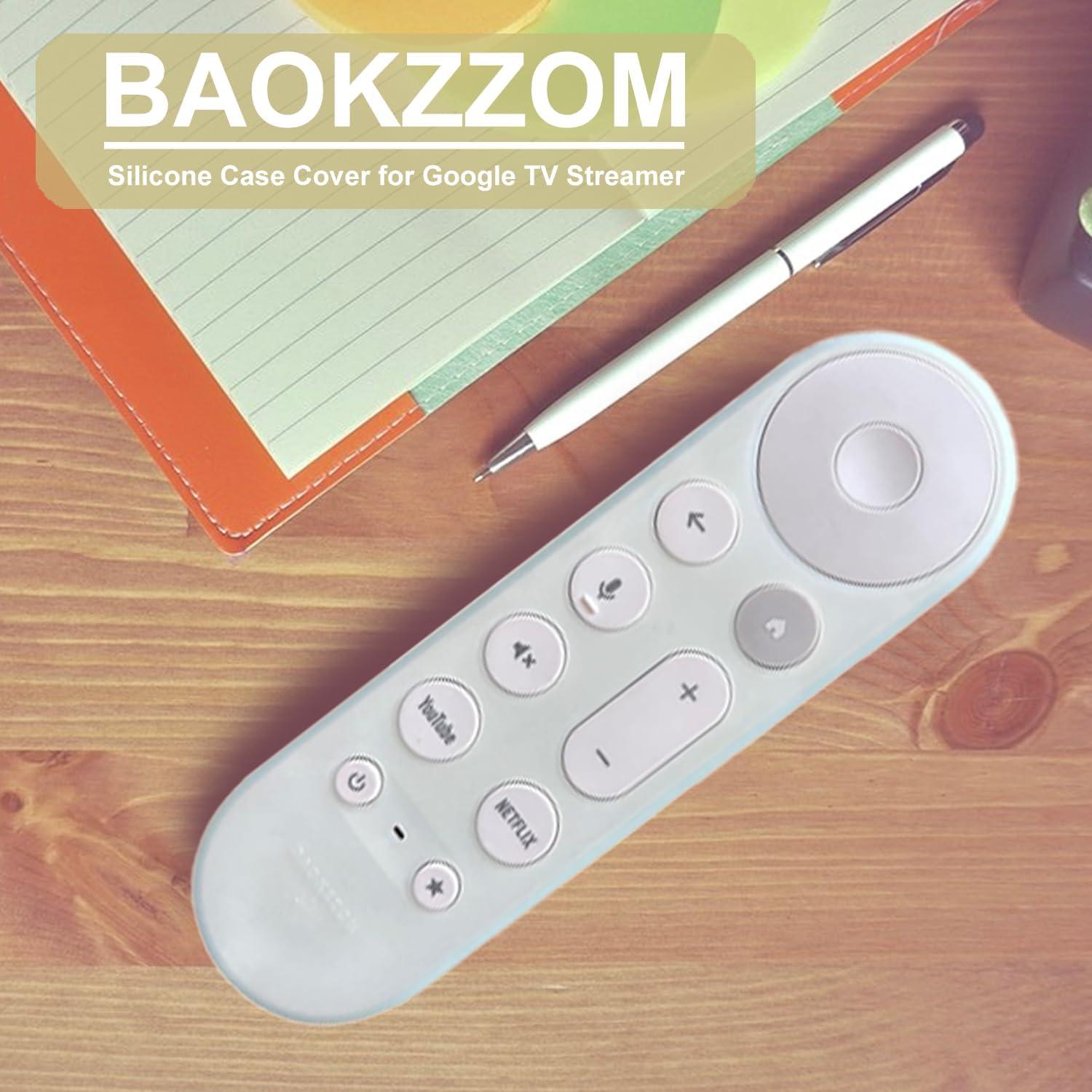 Funda de Silicona Antideslizante para Control Remoto Google TV 2024 - Paquete de 2