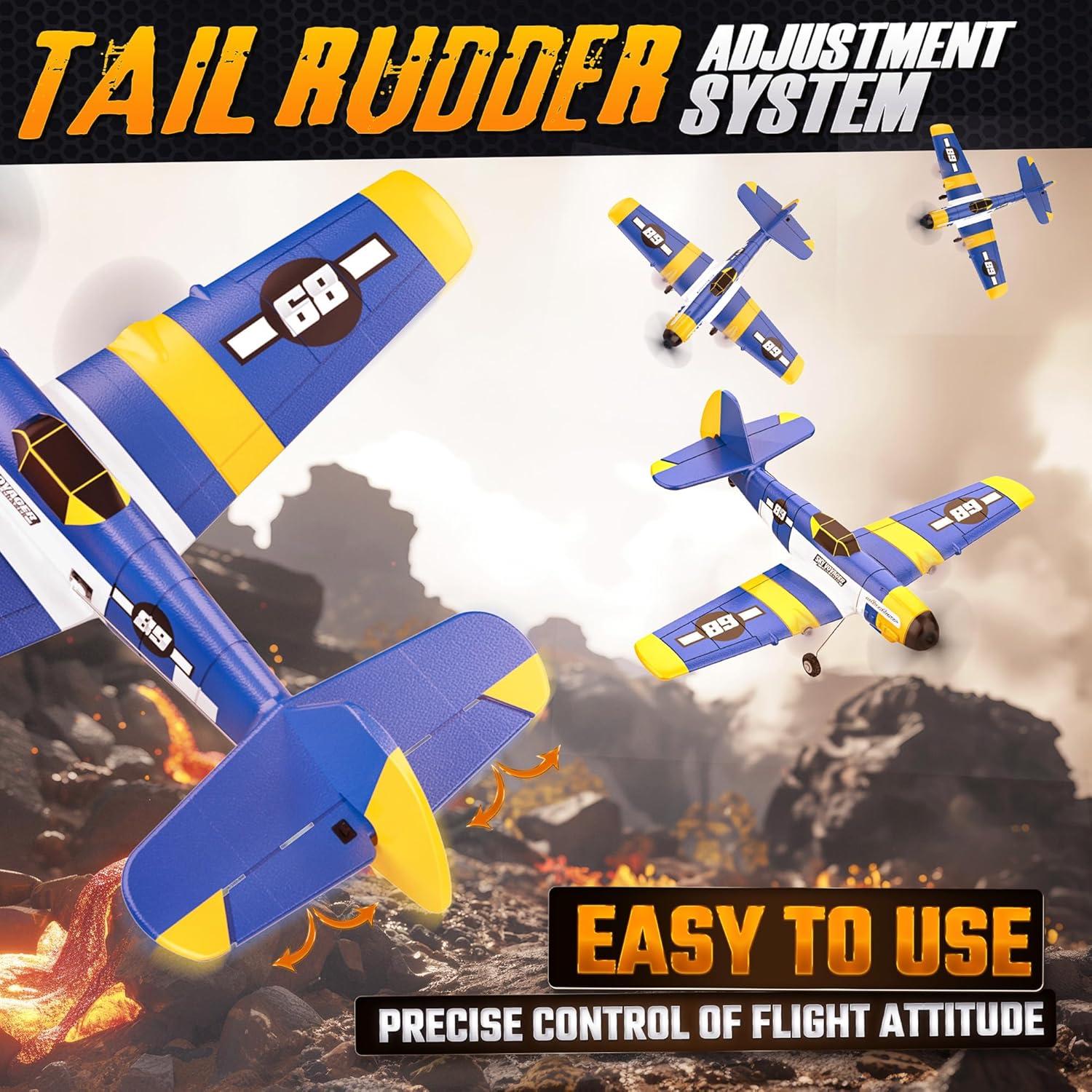 Avión RC BEZGAR Z61 con Giroscopio y Luces LED