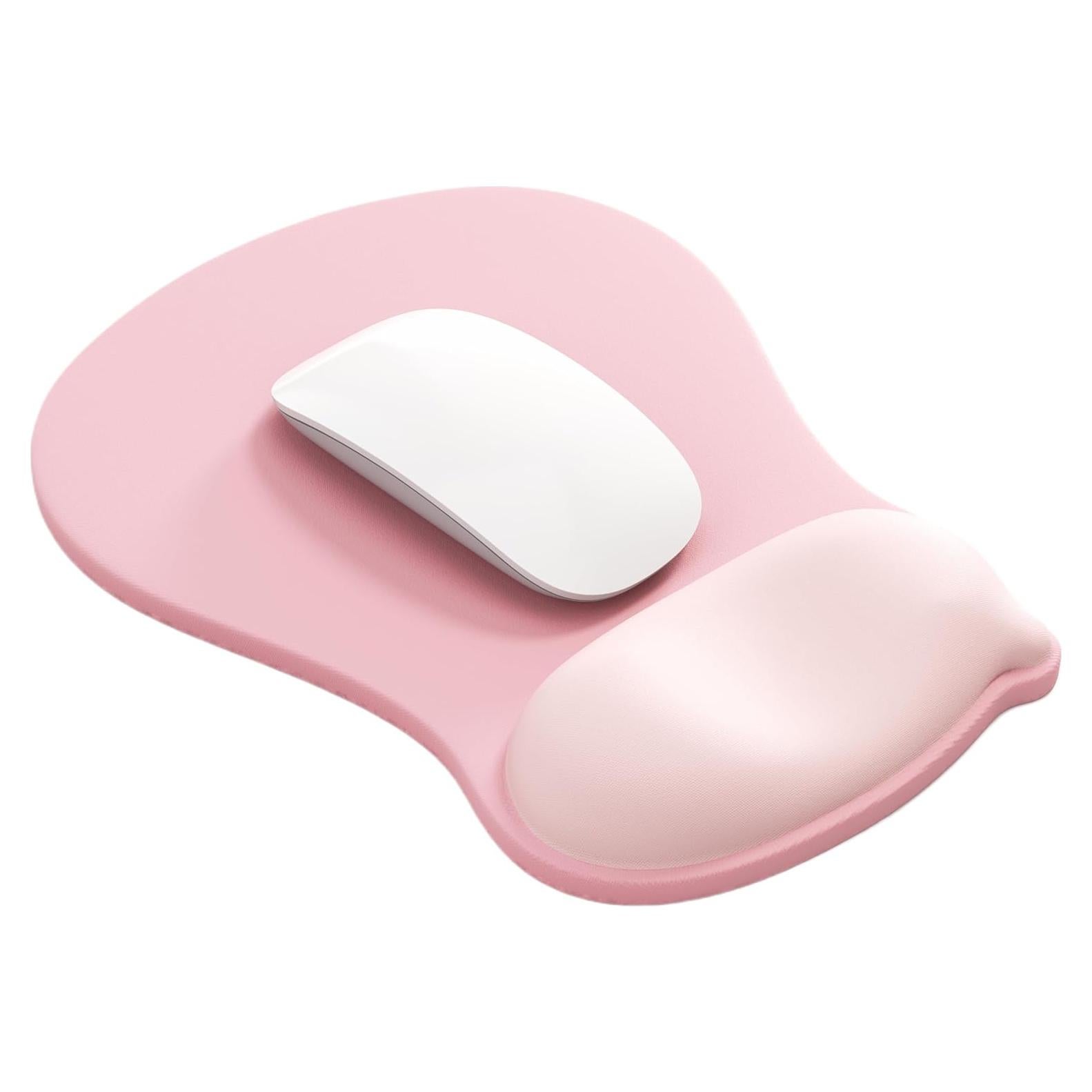 Almohadilla de Muñeca Ergonómica ABRONDA Rosa con Gel