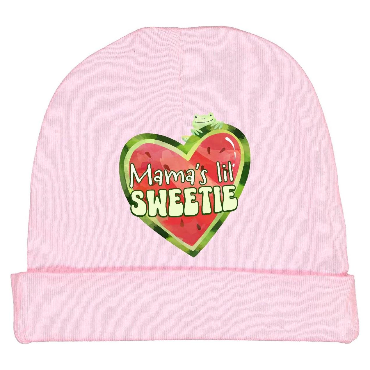 Gorro Beanie Rosa para Bebé Mama's Lil Sweetie 100% Algodón