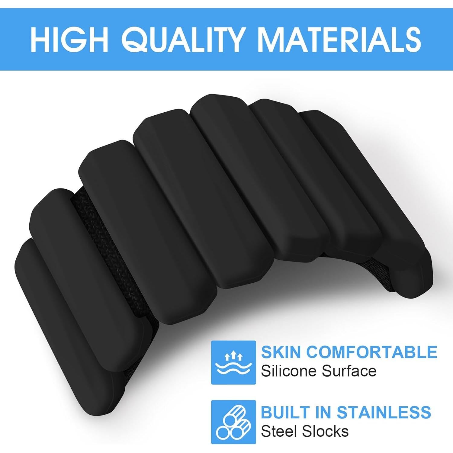 Conjunto de Pesas Ajustables MXiiXM para Muñeca y Tobillo 0.45 kg