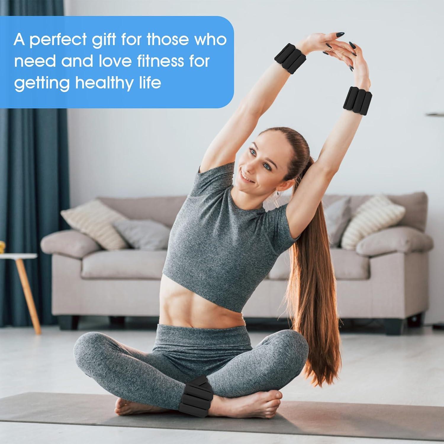 Conjunto de Pesas Ajustables MXiiXM para Muñeca y Tobillo 0.45 kg