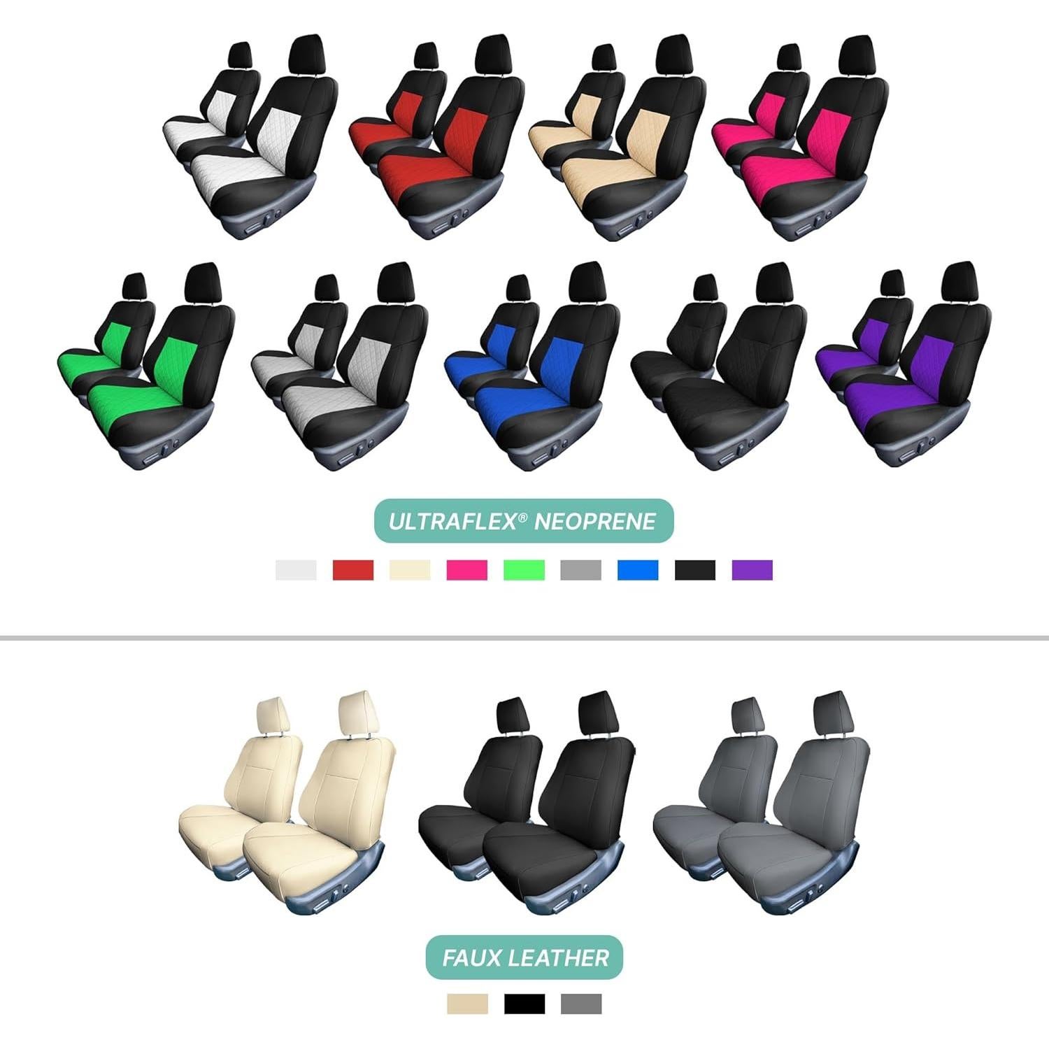 Cubiertas de Asiento FH Group para Toyota Camry 2012-2017 - Negro