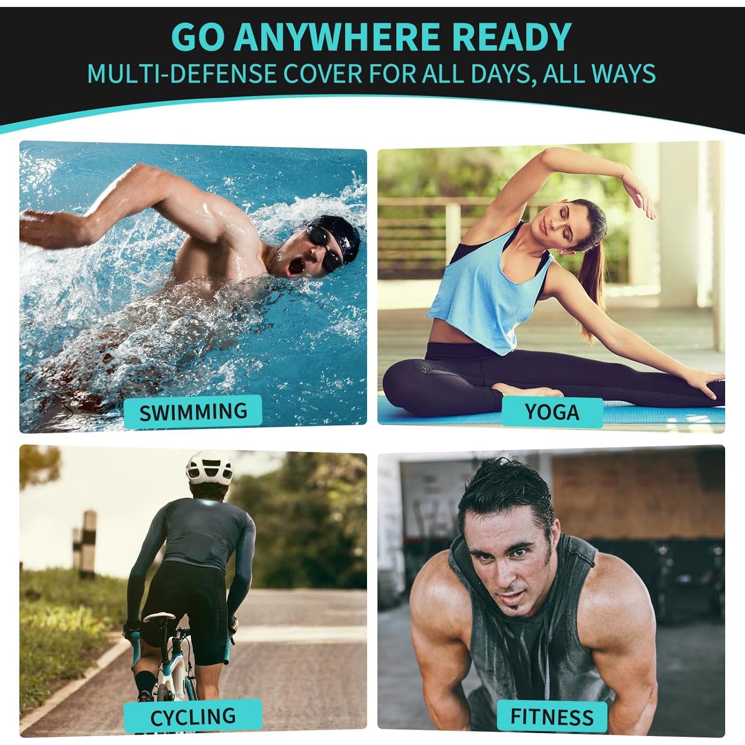 Paquete de 2 Fundas de Toalla Impermeables Movetility - Negro