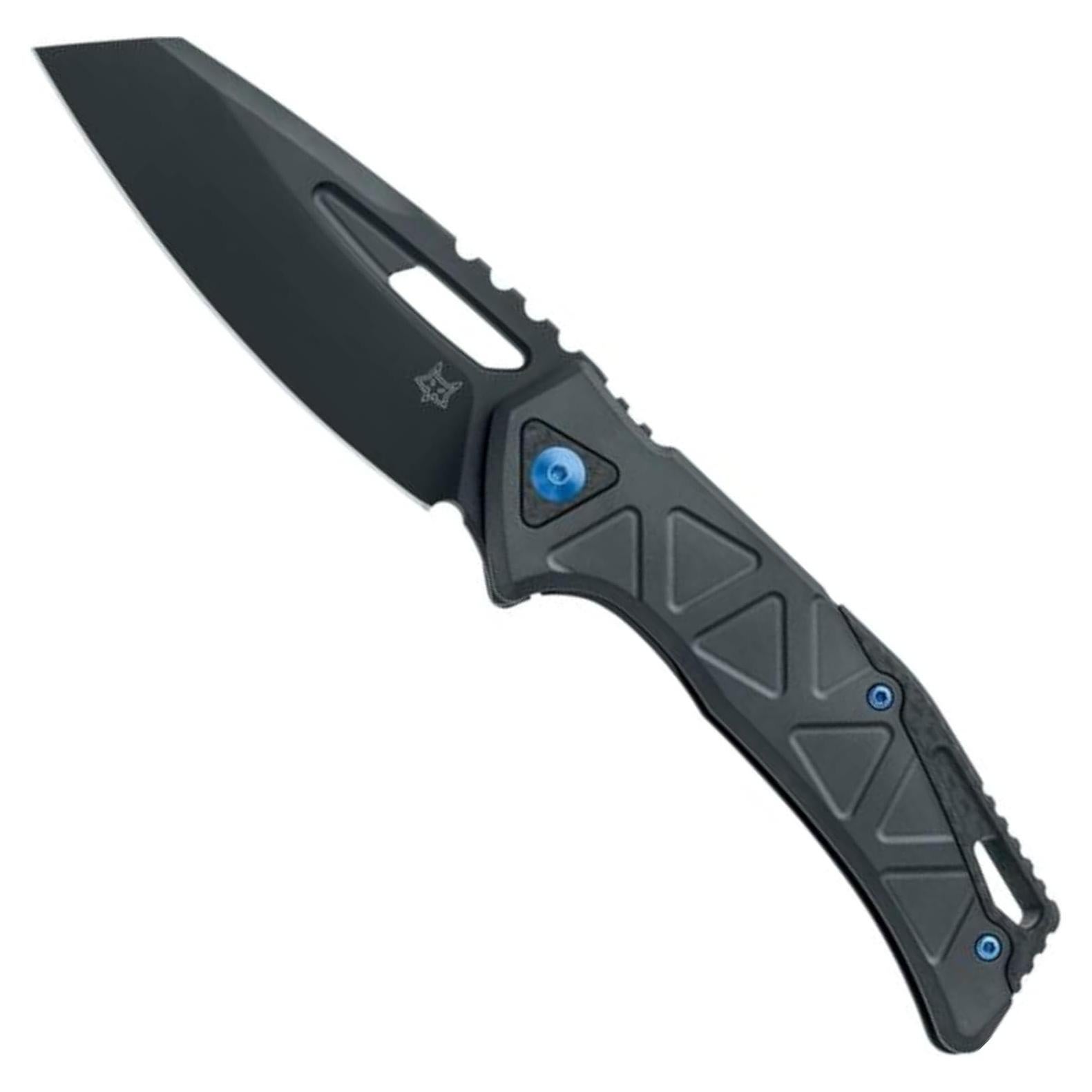 Cuchillo Plegable Fox Knives Chronos FX-552 Aluminio Negro 20cm