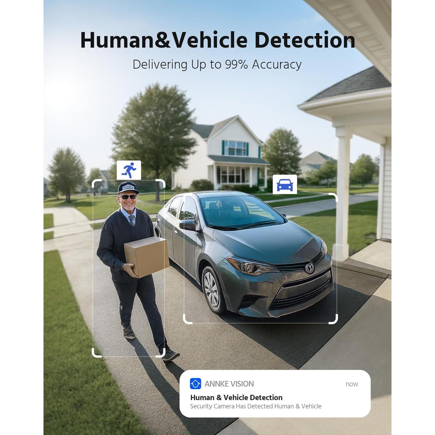 Cámara de Seguridad PoE ANNKE FCD800 4K 8MP Doble Lente 180°
