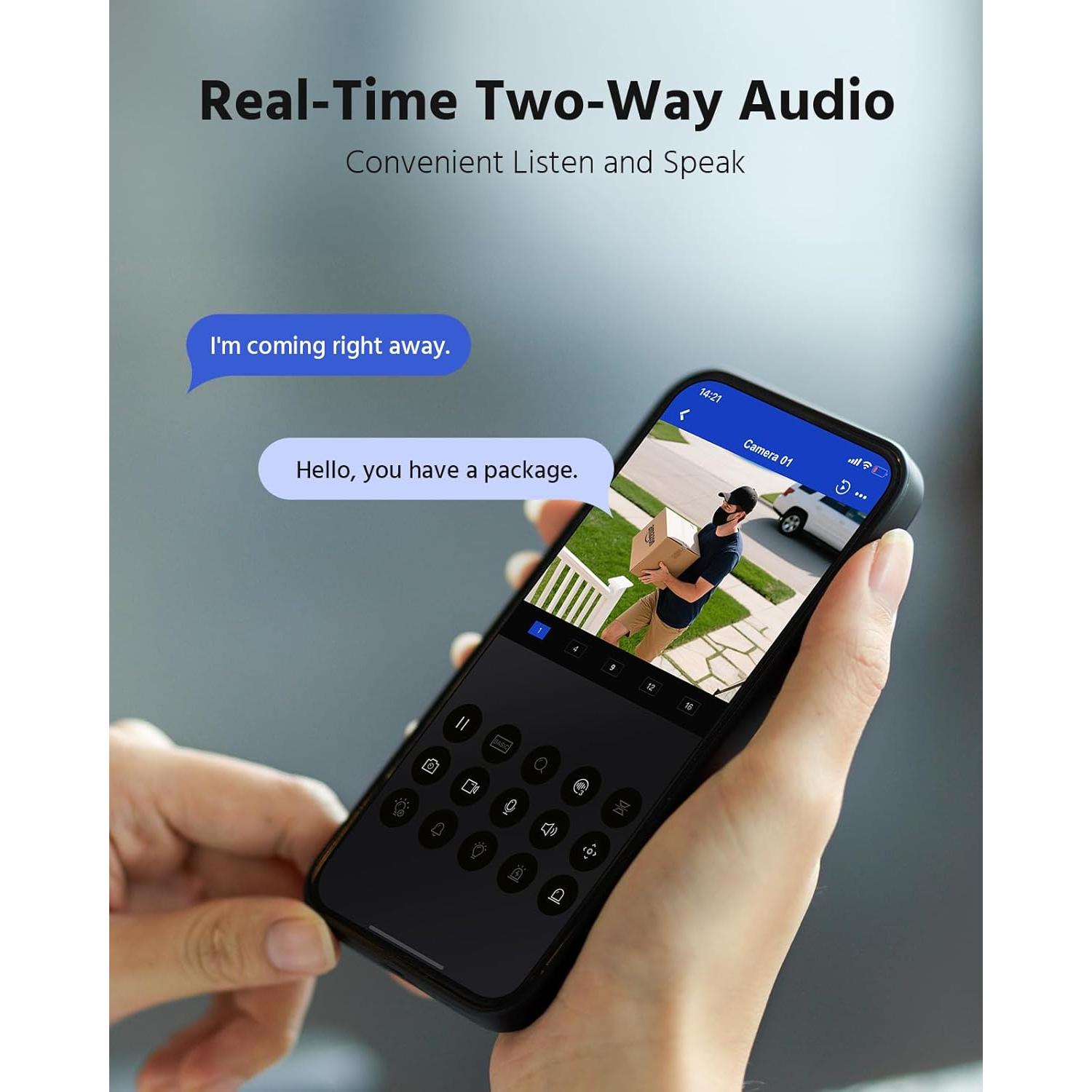 Cámara de Seguridad PoE ANNKE FCD800 4K 8MP Doble Lente 180°