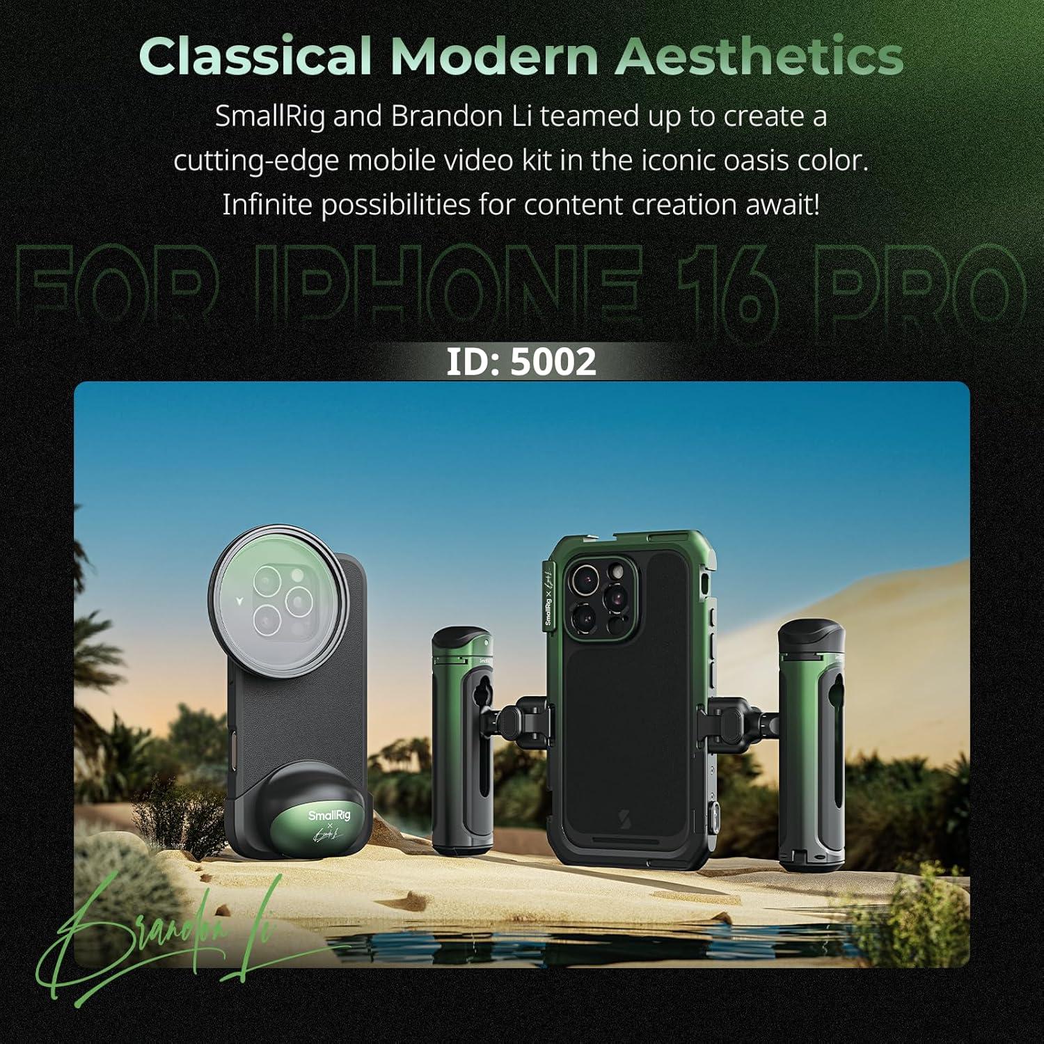 Kit de Video Móvil SmallRig 5002 para iPhone 16 Pro