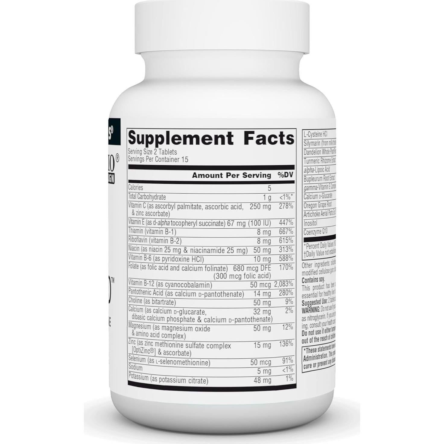 Source Naturals Liver Guard 30 Tabletas - Silymarina y CoQ10