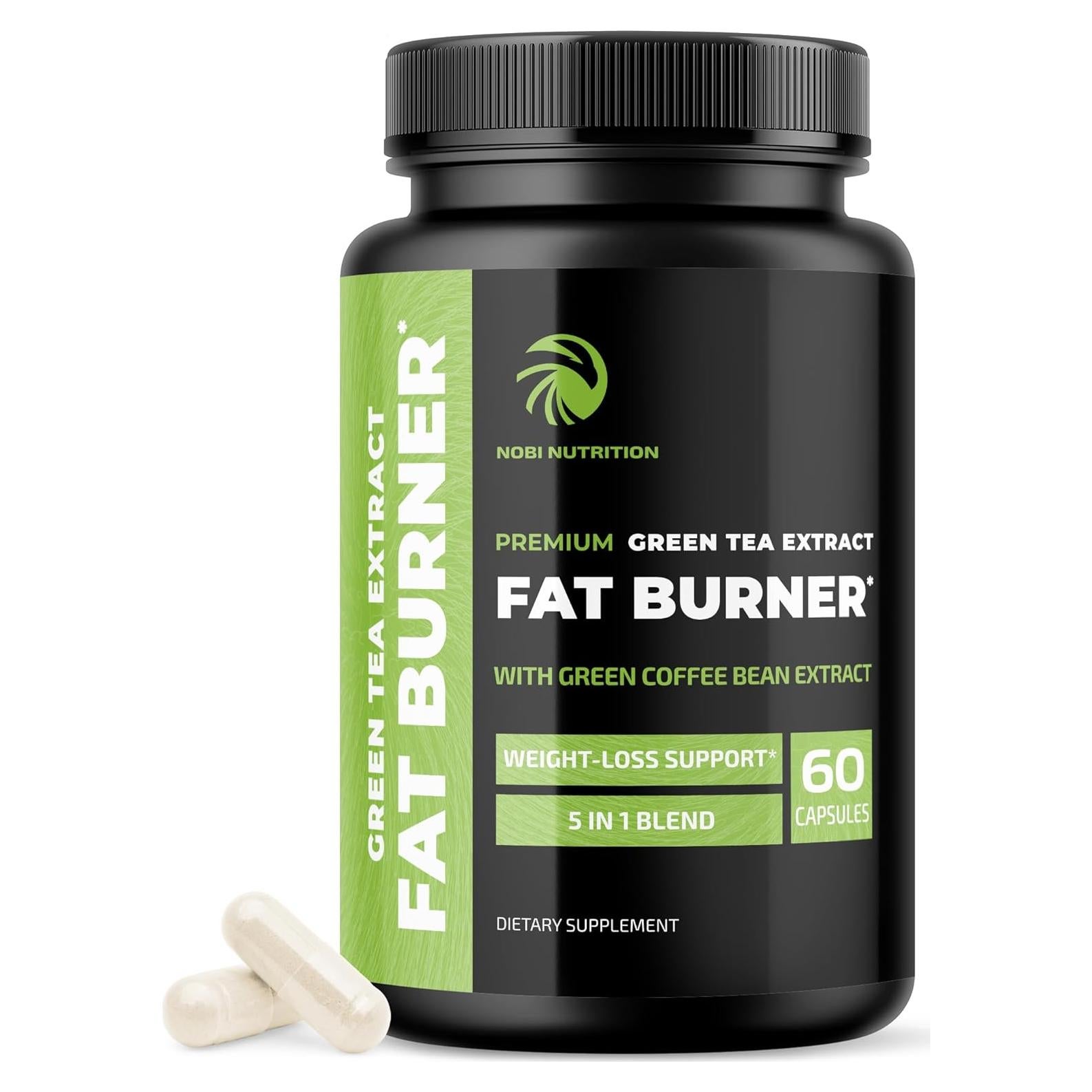 Píldoras de Pérdida de Peso Nobi Nutrition Té Verde 60 Ct