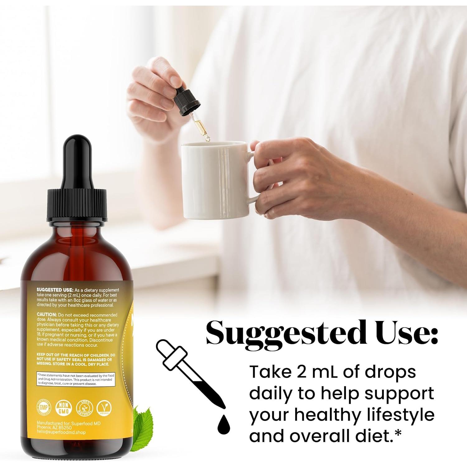 Gotas Líquidas de Raíz de Maca Superfood MD 59.15ml