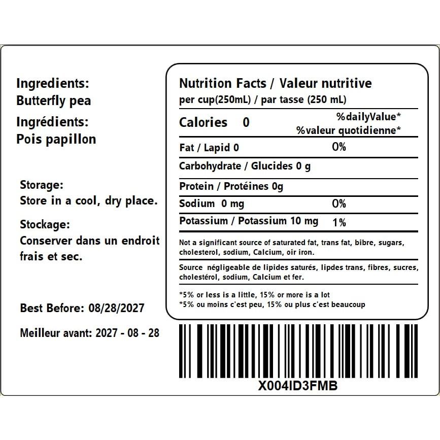 Té de Flor de Guisante Mariposa Natural Kunming 100g - Antioxidante