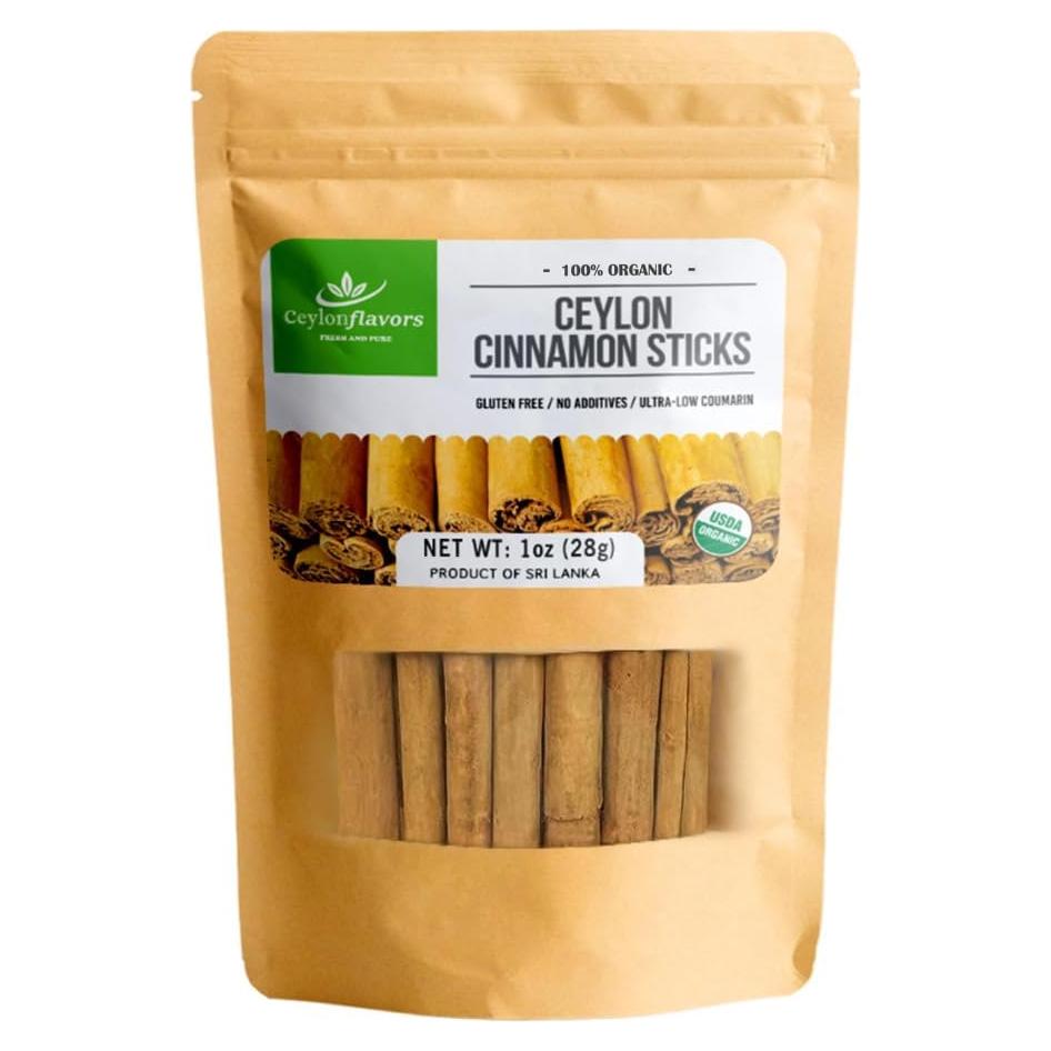 Palitos de Canela de Ceylán Orgánica 28 g - Ceylonflavors