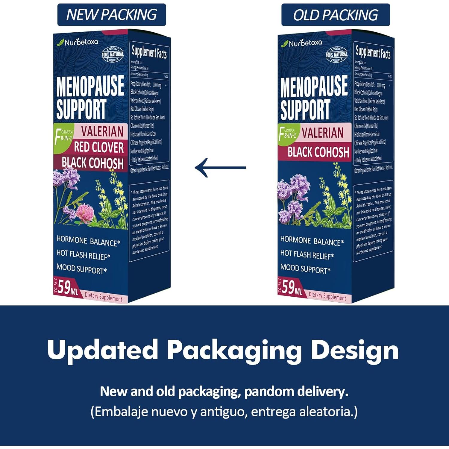 Gotas de Cohosh Negro Nurbetoxa 60 ml - Suplemento Menopausia