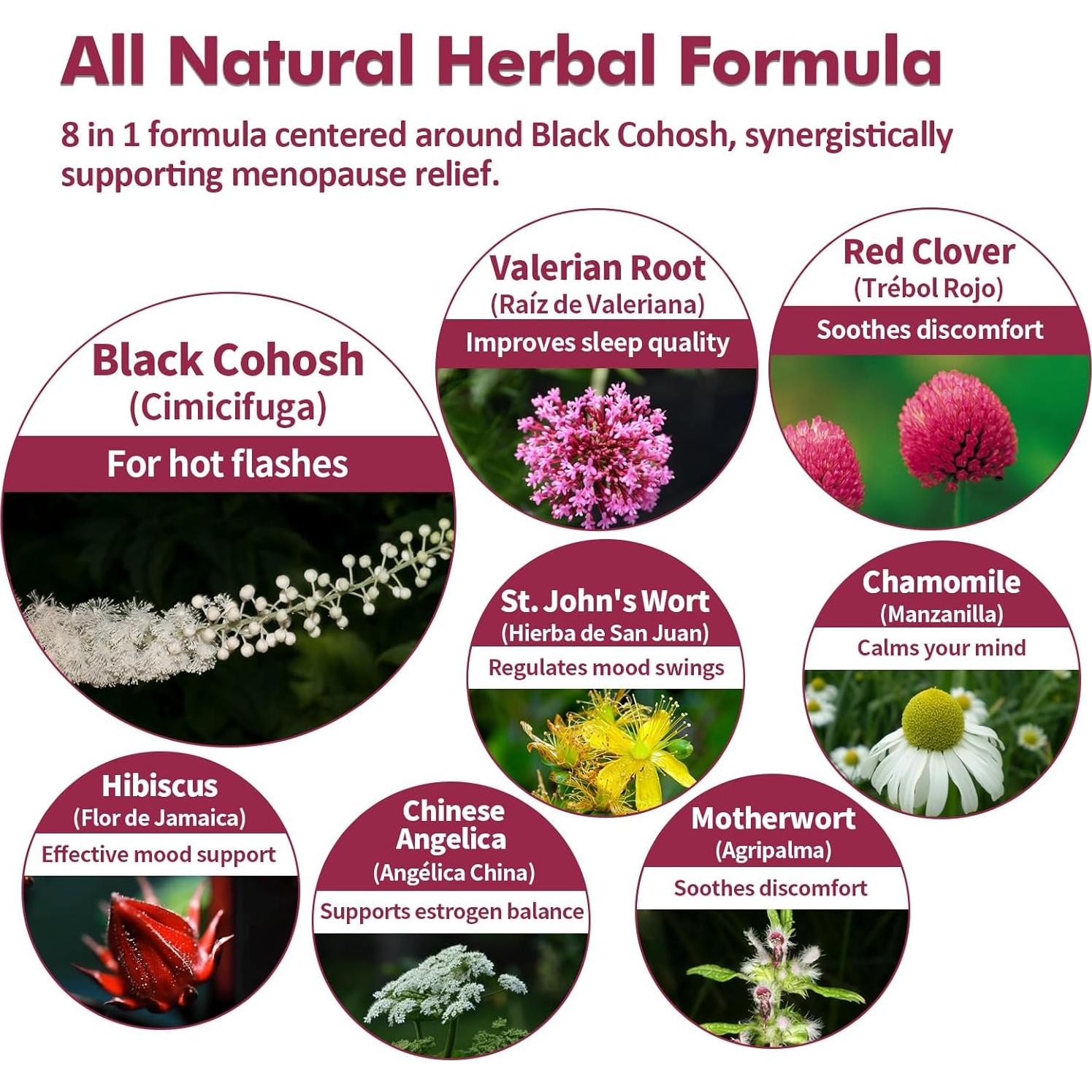 Gotas de Cohosh Negro Nurbetoxa 60 ml - Suplemento Menopausia