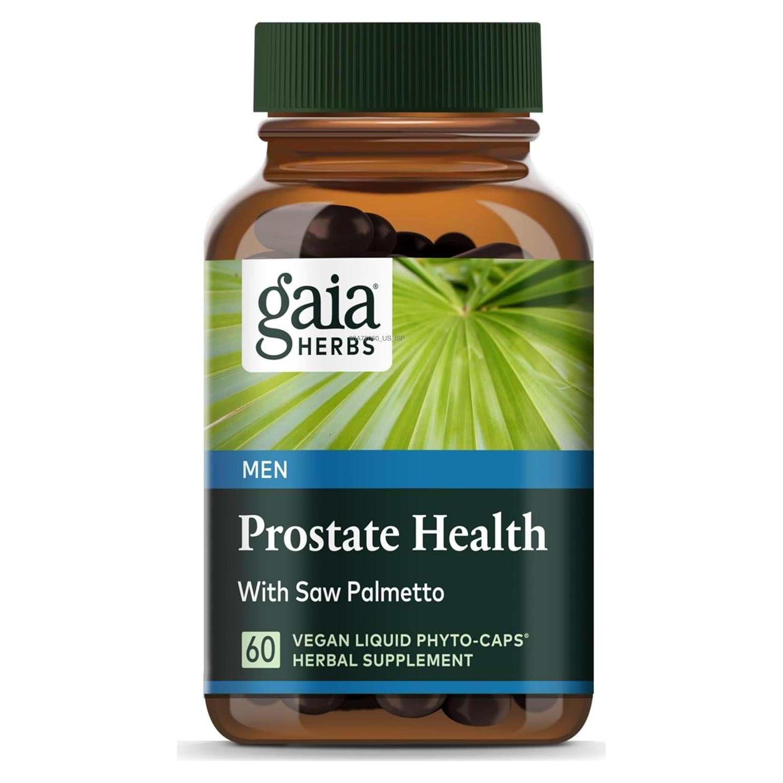Suplemento Salud Prostática Gaia Herbs - 60 Cápsulas Veganas