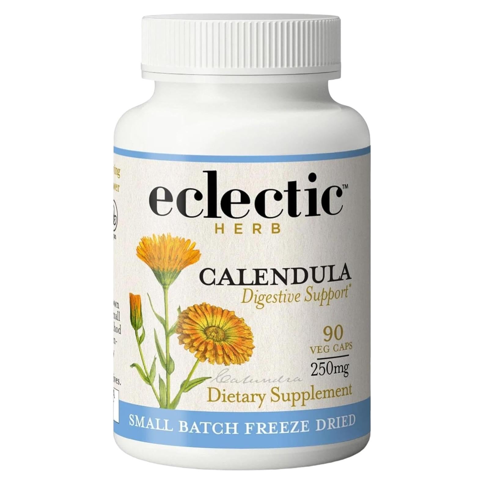 Cápsulas de Caléndula Ecléctica 90 CT - Suplemento Vegano