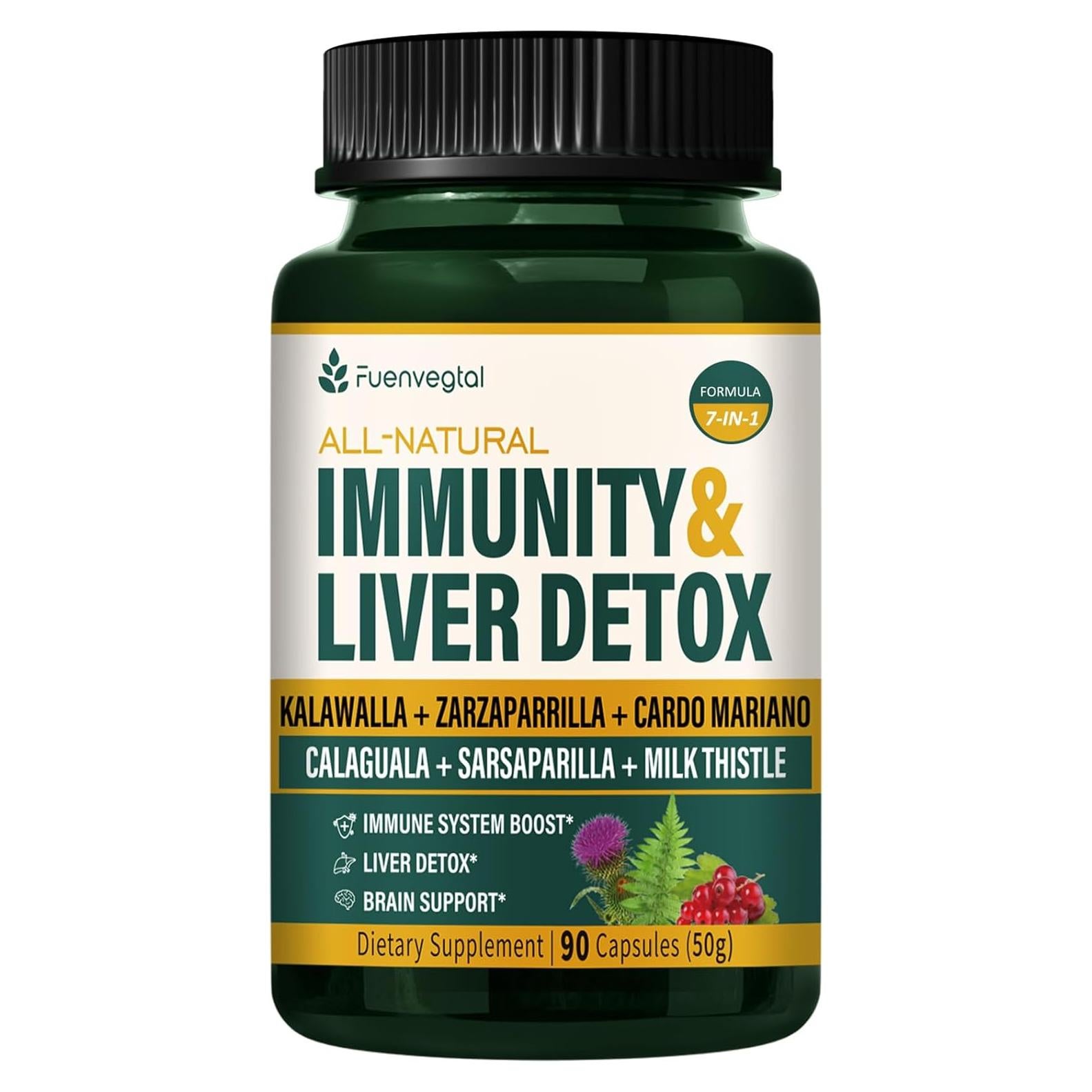 Cápsulas de Raíz de Zarzaparrilla Fuenvegtal 90 Caps Inmunidad