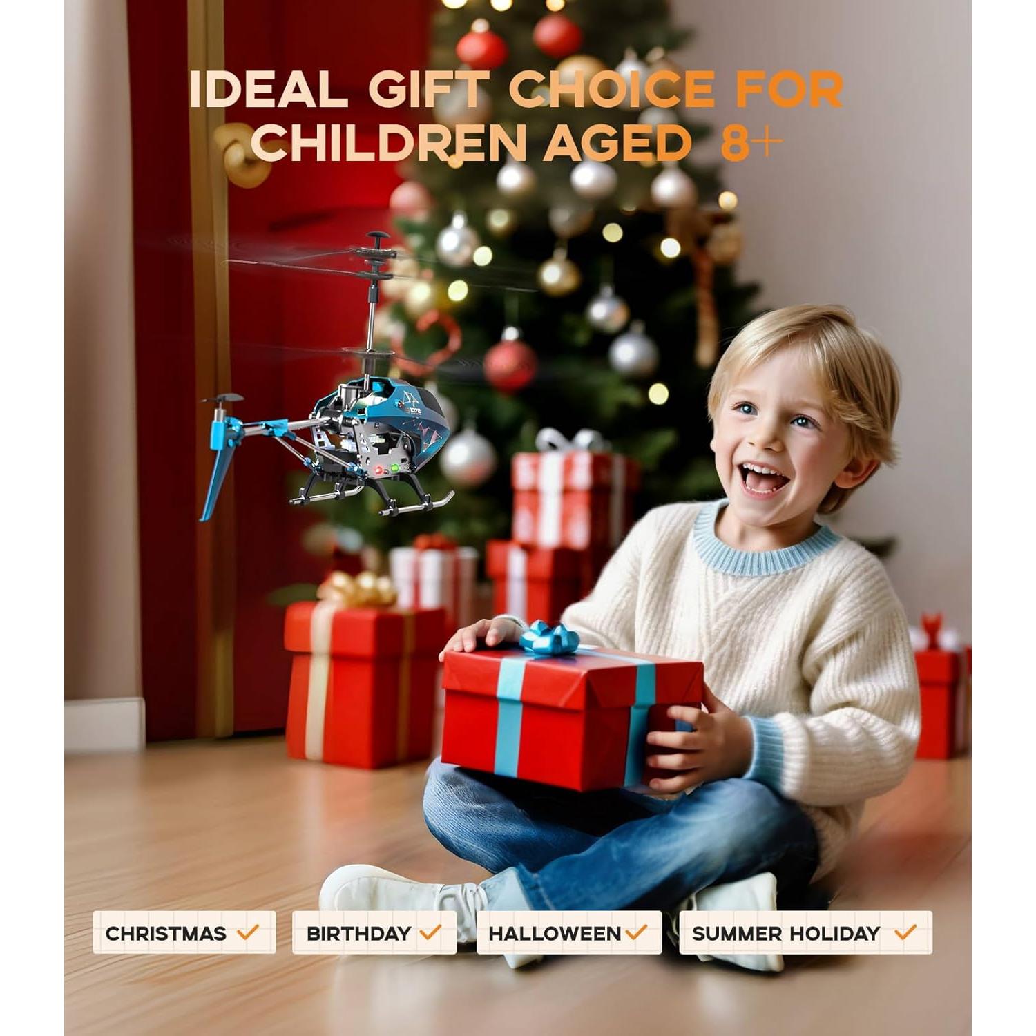 Helicóptero RC SYMA S107H-E con Mantenimiento de Altitud