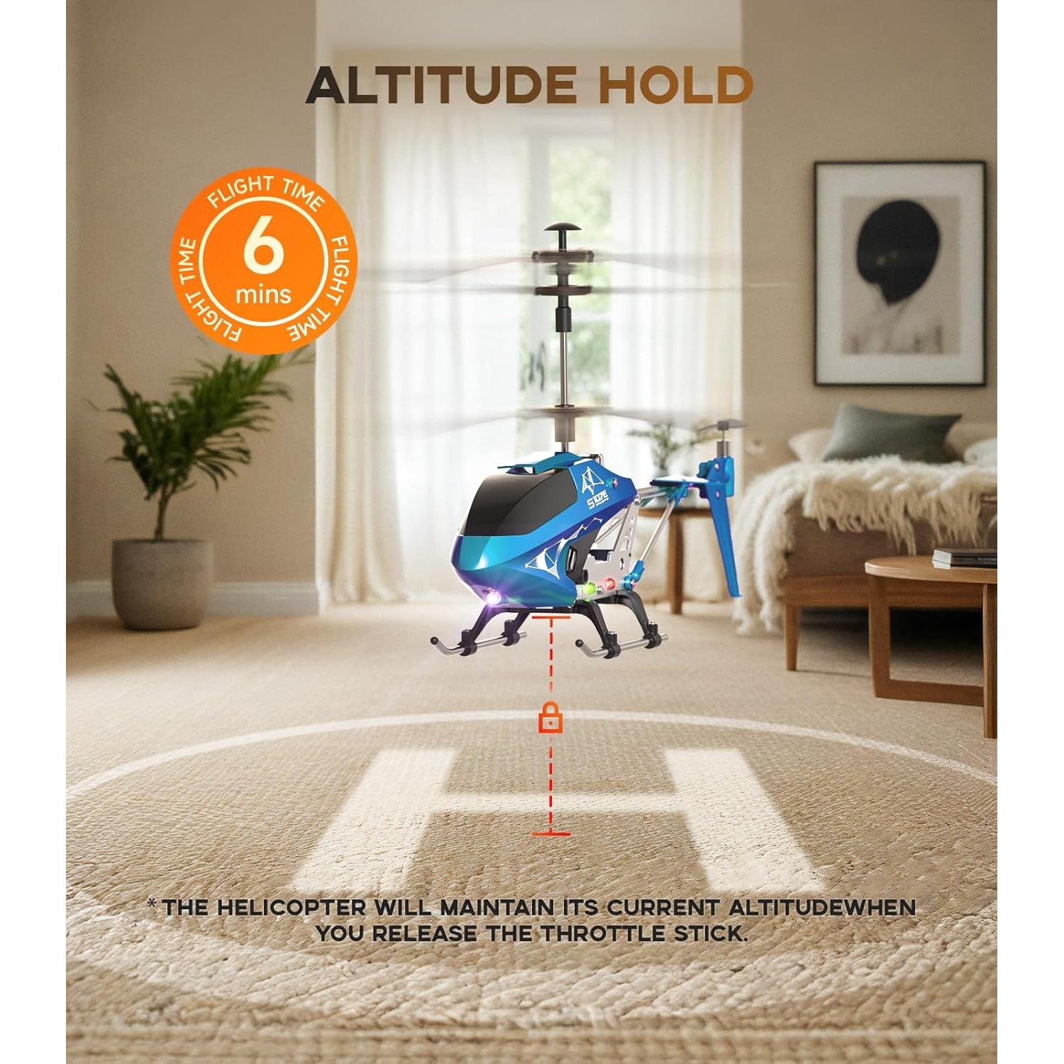 Helicóptero RC SYMA S107H-E con Mantenimiento de Altitud