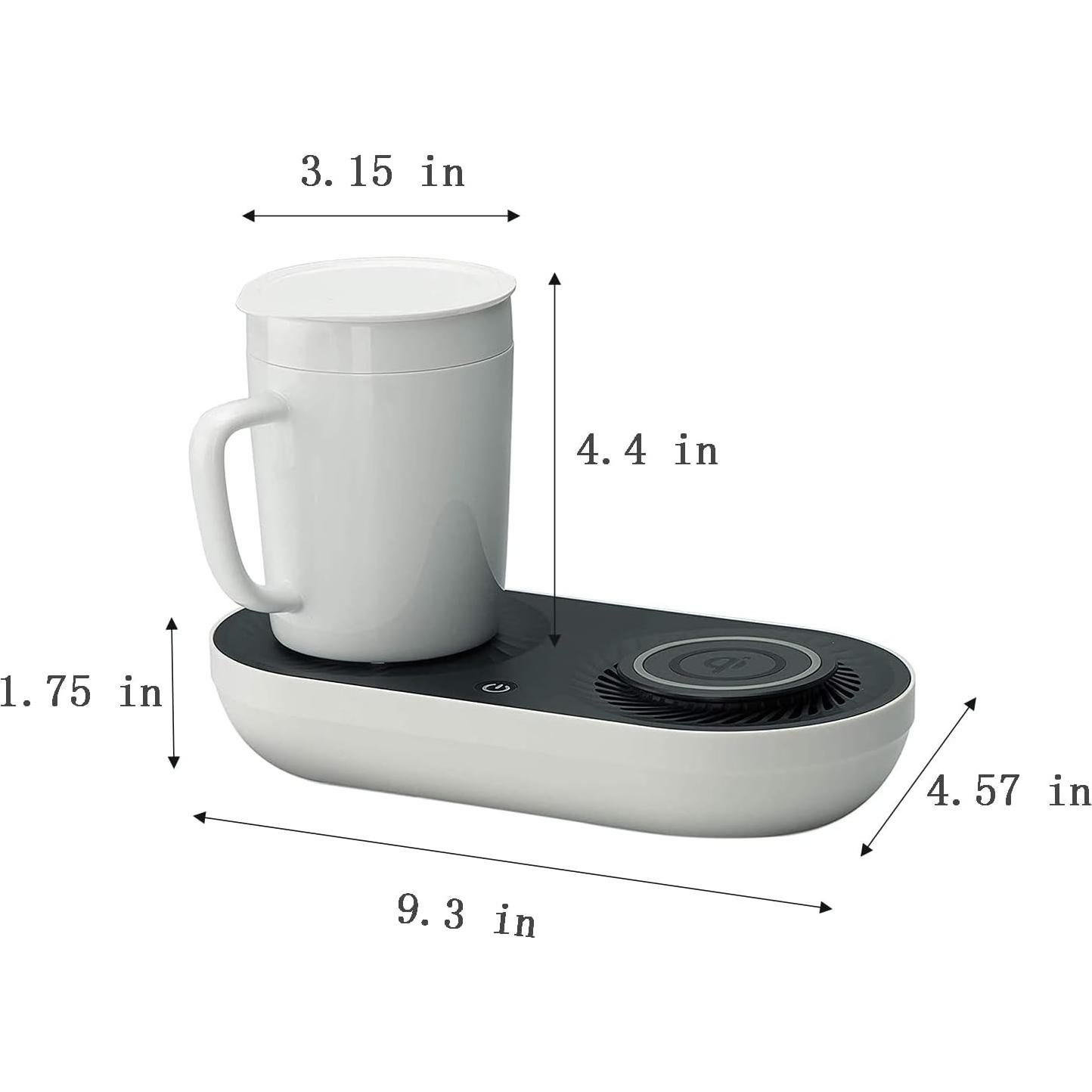 Calentador de Tazas PALTIER PT-502 3 en 1 Carga Inalámbrica