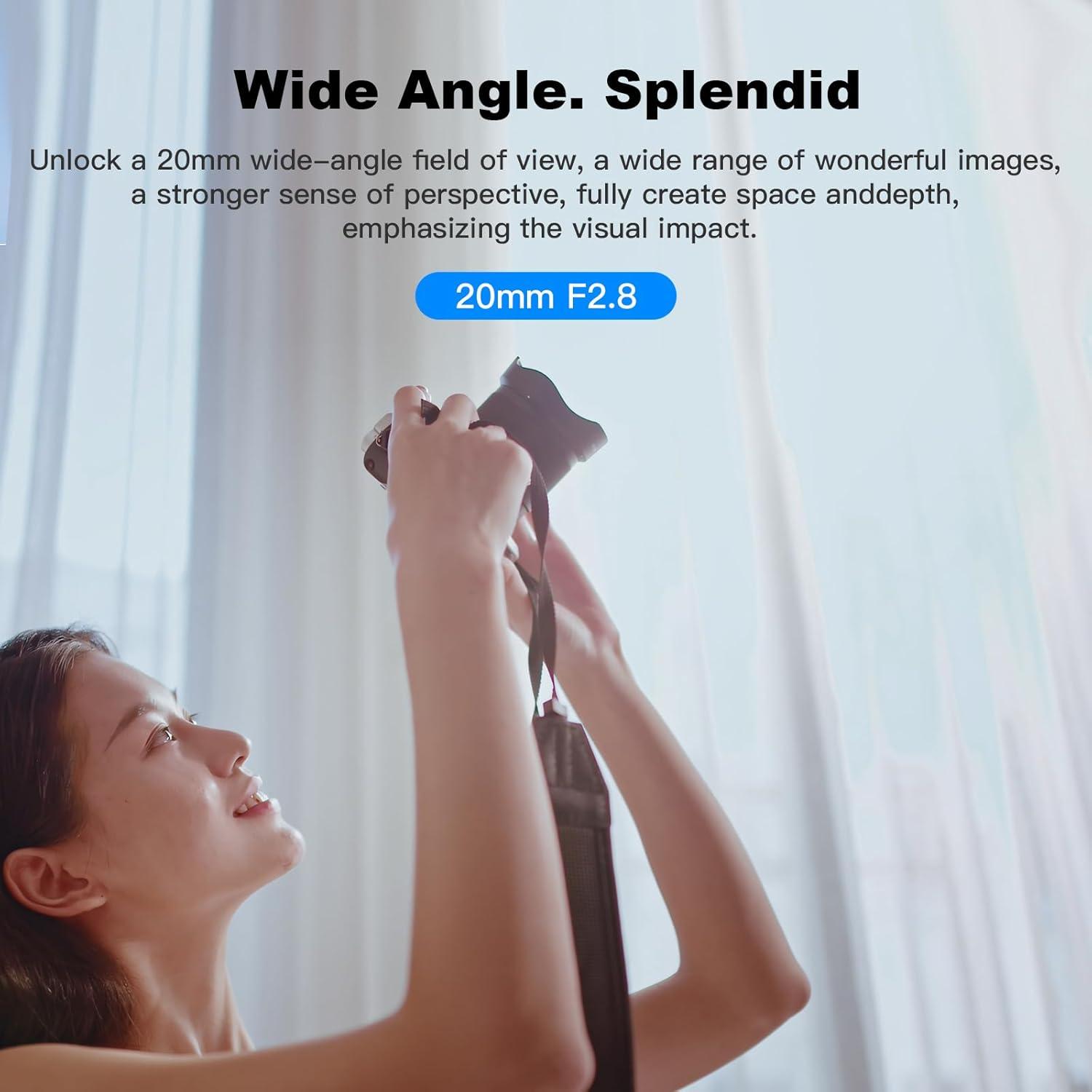 Lente Viltrox 20mm F2.8 para Cámara Nikon Z - Gran Angular