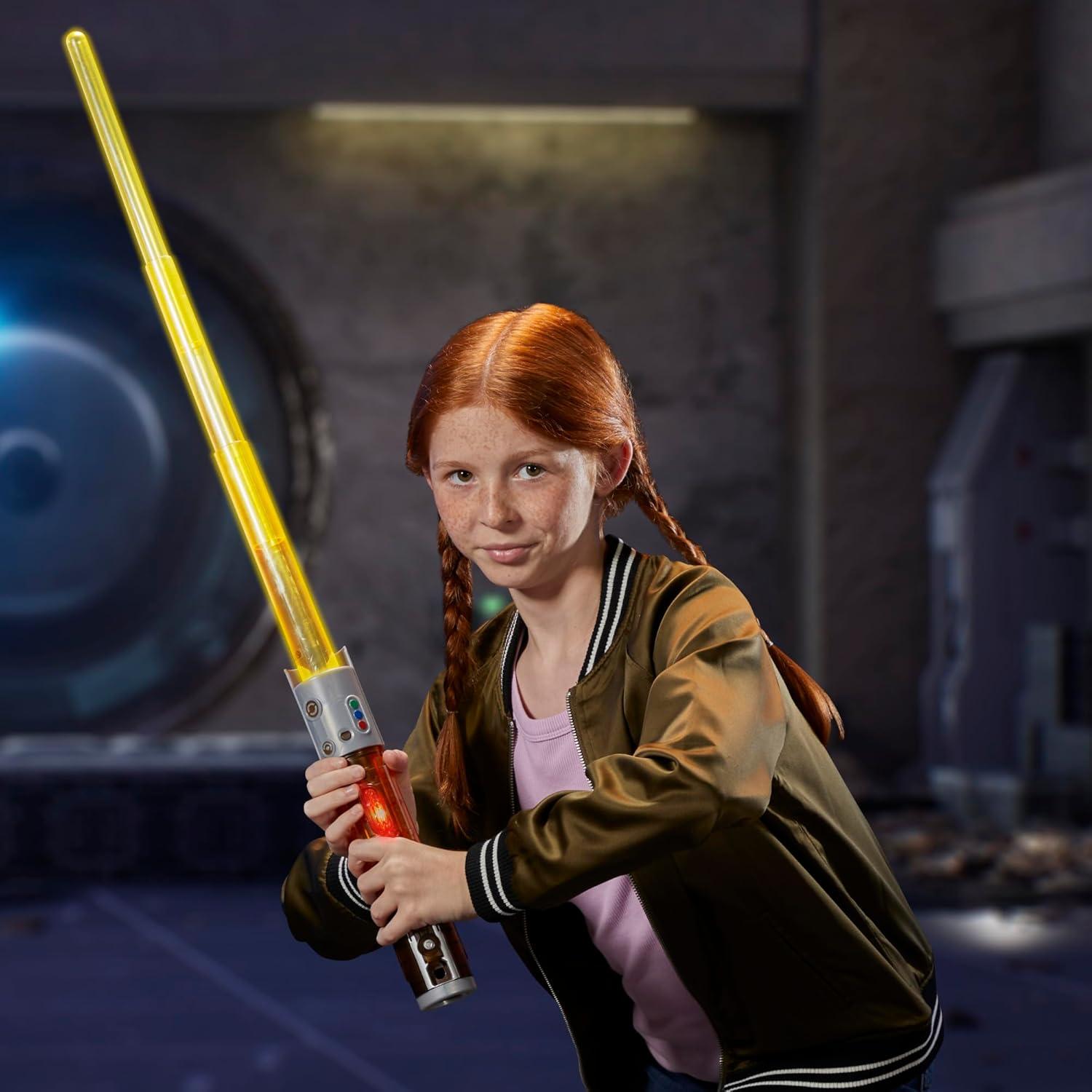 Sable de Luz Star Wars Hasbro Yord Fandar Amarillo 53.98 cm