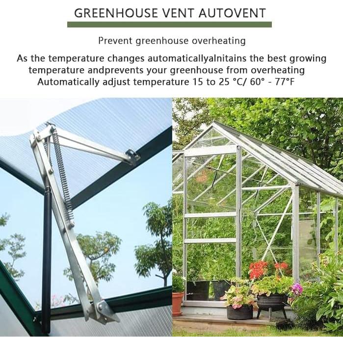 Abridor Automático de Ventanas de Invernadero Stedan Doble Resorte