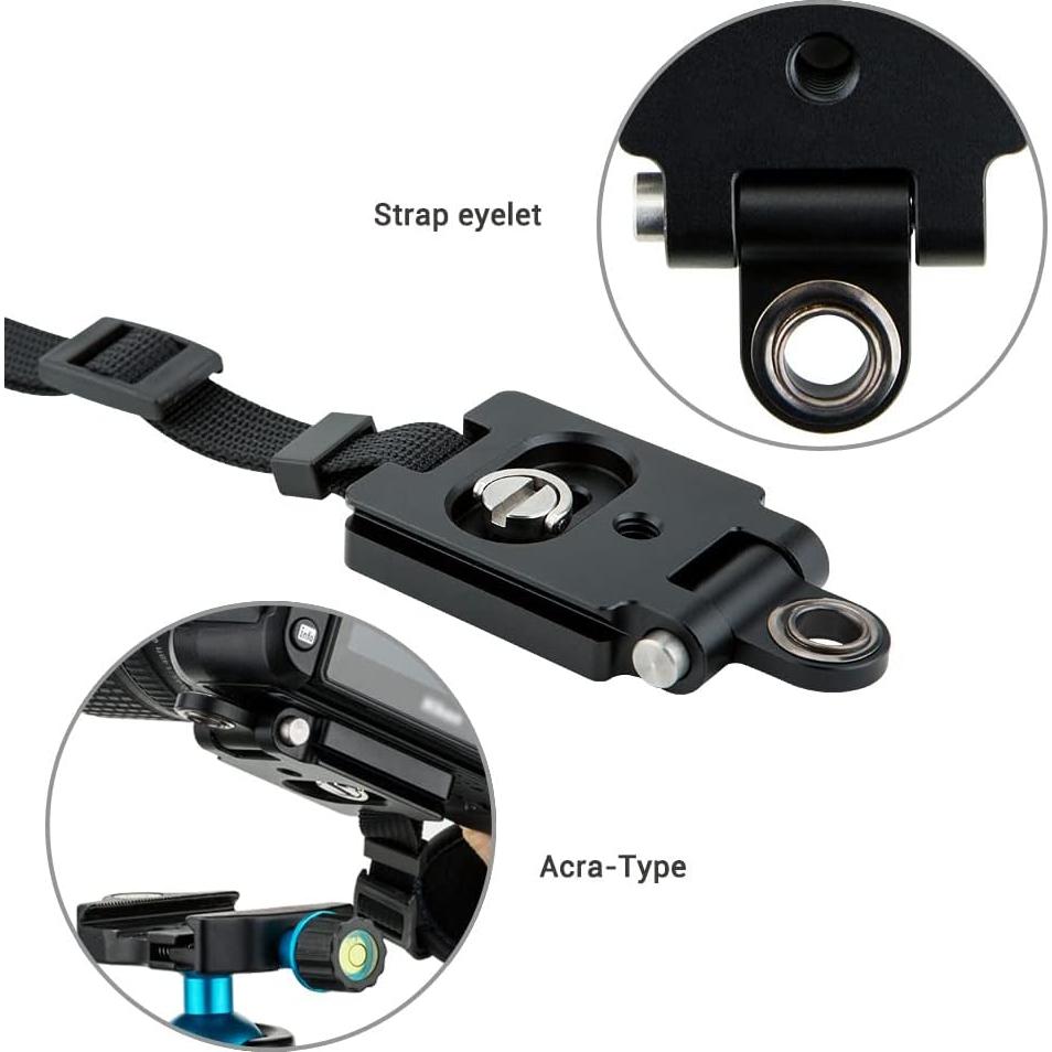 Correa de Muñeca para Cámara JJC Negra Ajustable para DSLR