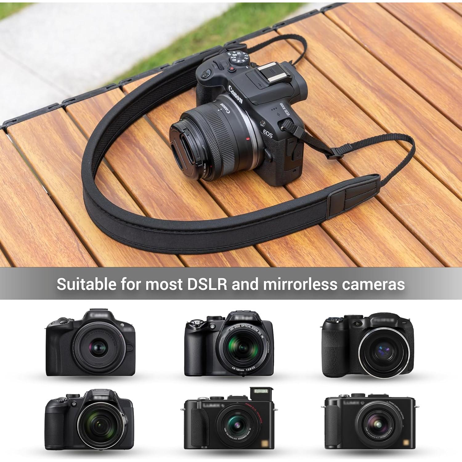 Correa de Hombro Suave JJC para Cámara Mirrorless y DSLR