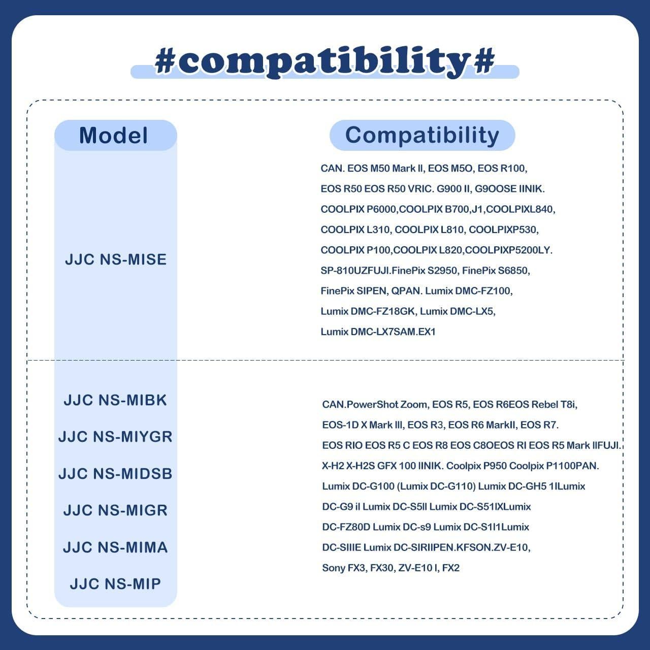 Correa de Hombro Suave JJC para Cámara Mirrorless y DSLR