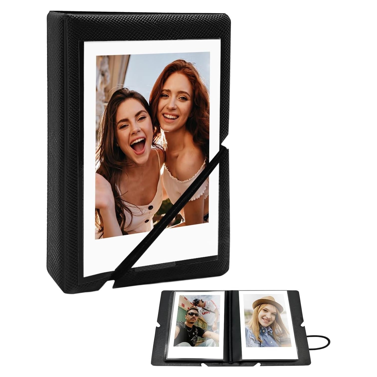 Álbum de Fotos Instax Mini 32 Bolsillos Negro Tinta