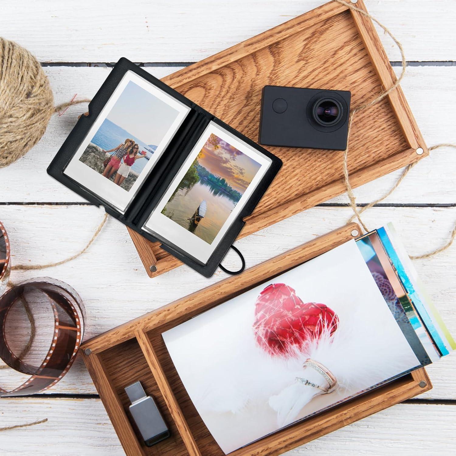 Álbum de Fotos Instax Mini 32 Bolsillos Negro Tinta