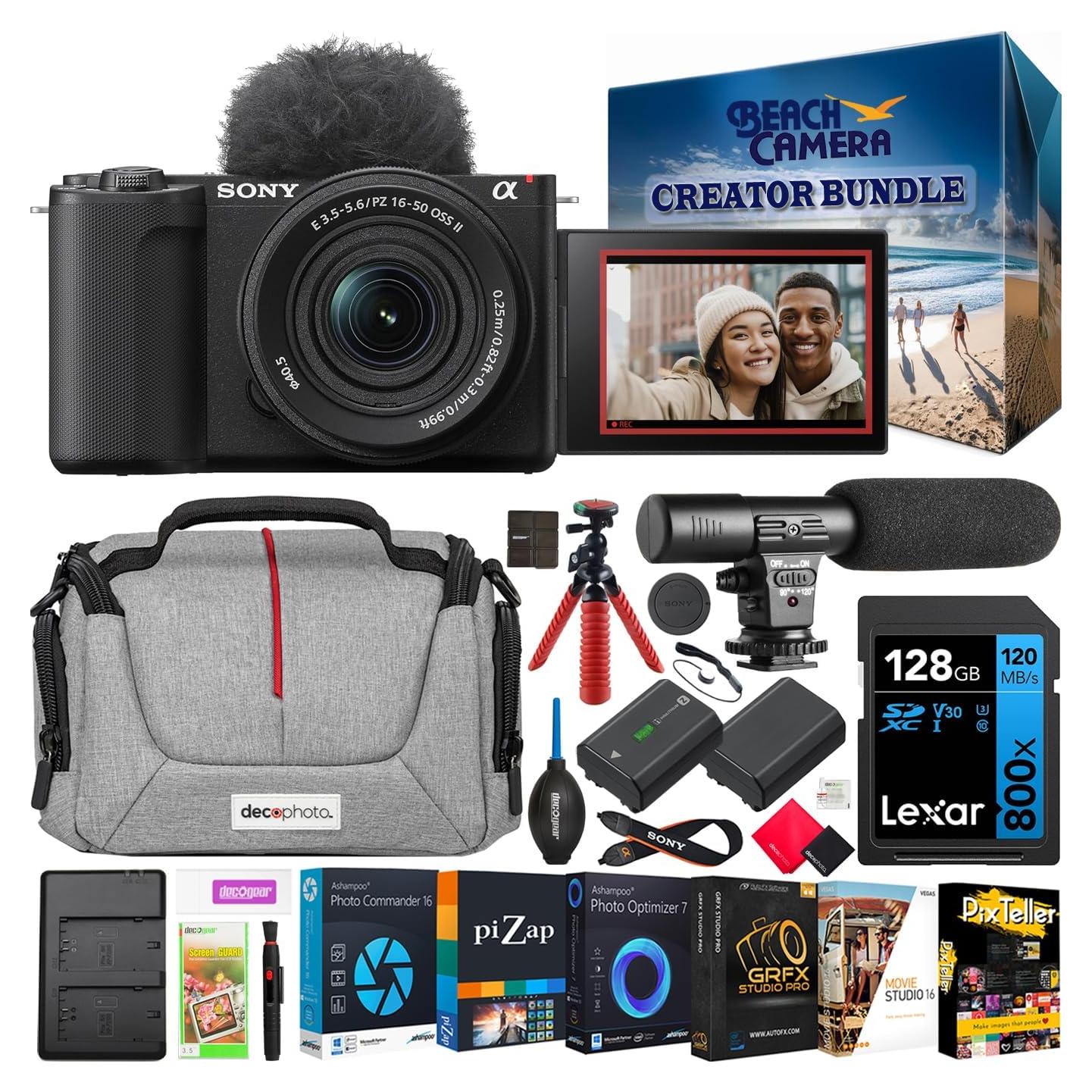 Cámara Sony ZV-E10 II Mirrorless APS-C + Lente 16-50mm