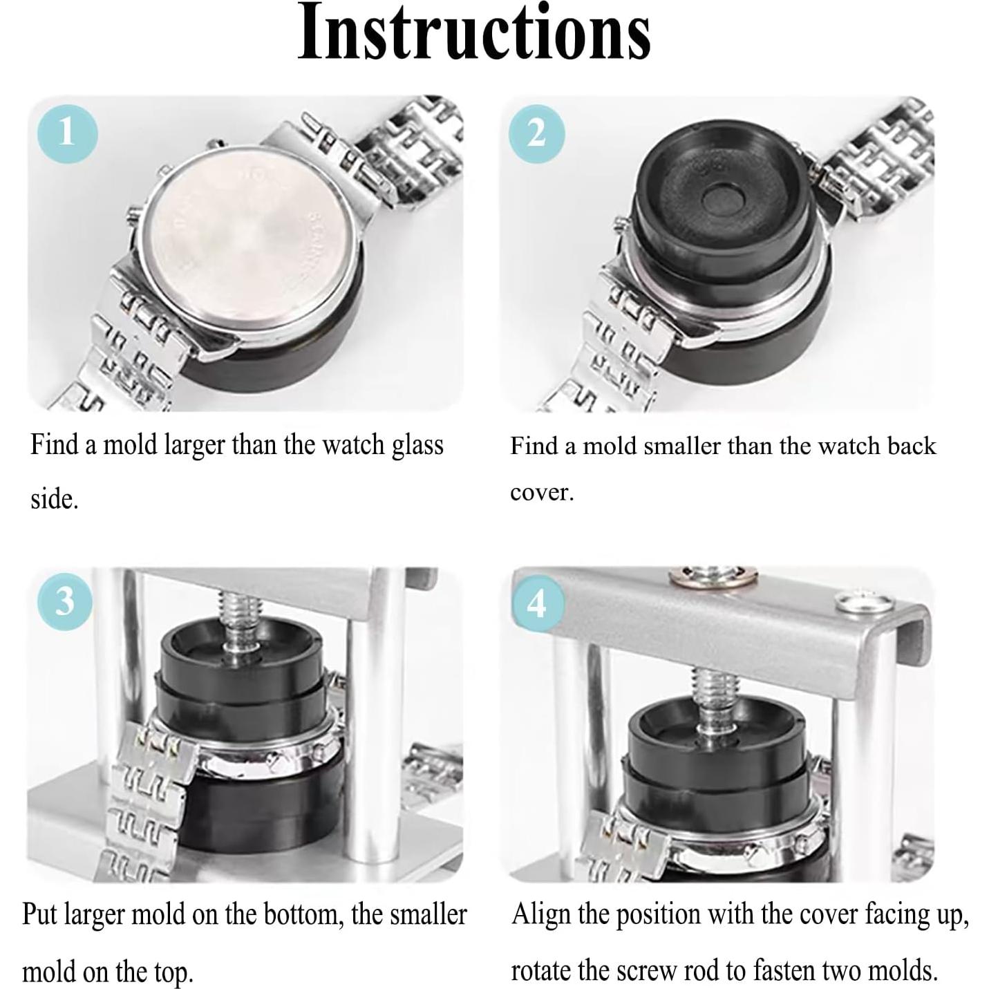 Kit de Herramientas para Reloj TICFROG - Prensa y Abridor