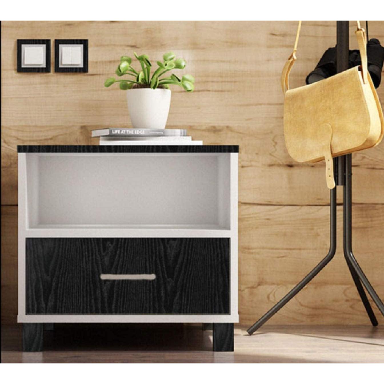 Papel Contact Autoadhesivo Madera Negra PracticalWs 45x200 cm