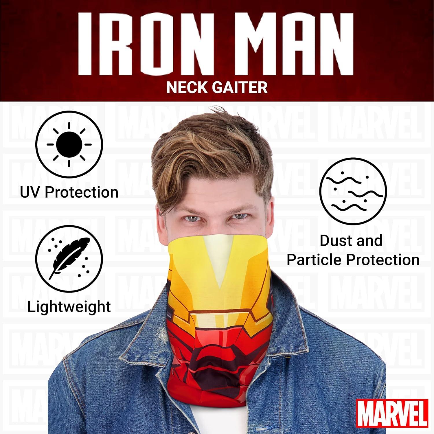 Bufanda Gaiter Cuello Marvel Iron Man Unisex Rojo