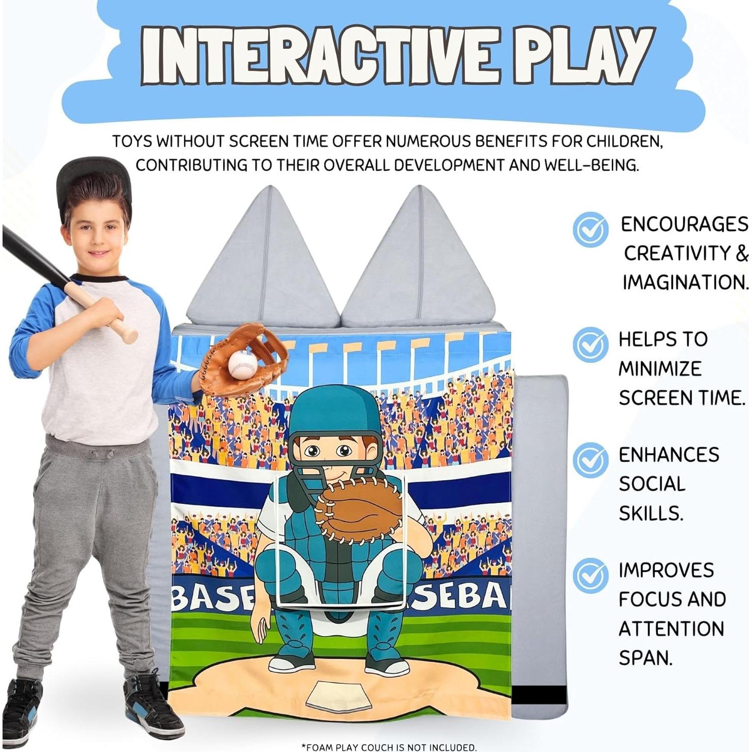 Panel de Juego Couch Swag Béisbol para Sofá Infantil 85x94cm