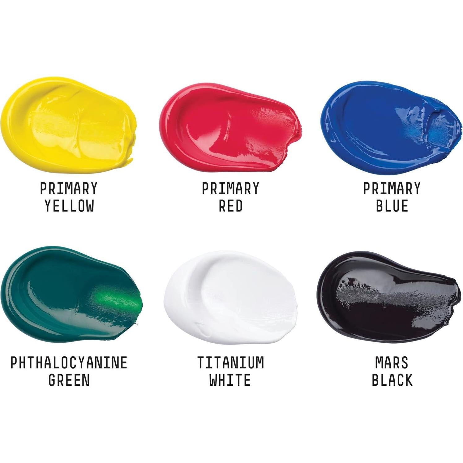 Juego de 12 colores acrílicos Liquitex Basics 22 ml