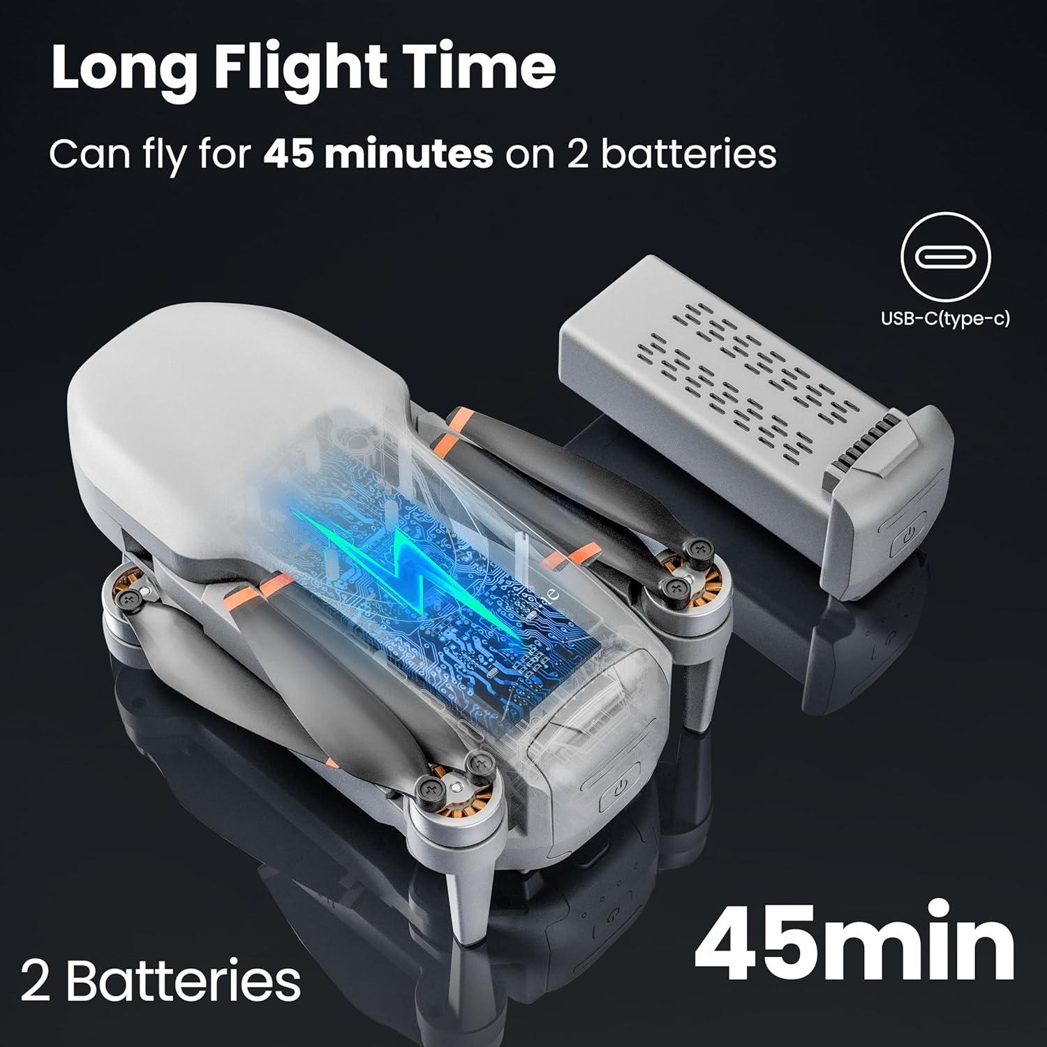 Dron FLYDrone MINI X 4K EIS 2 ejes 0.11 kg GPS