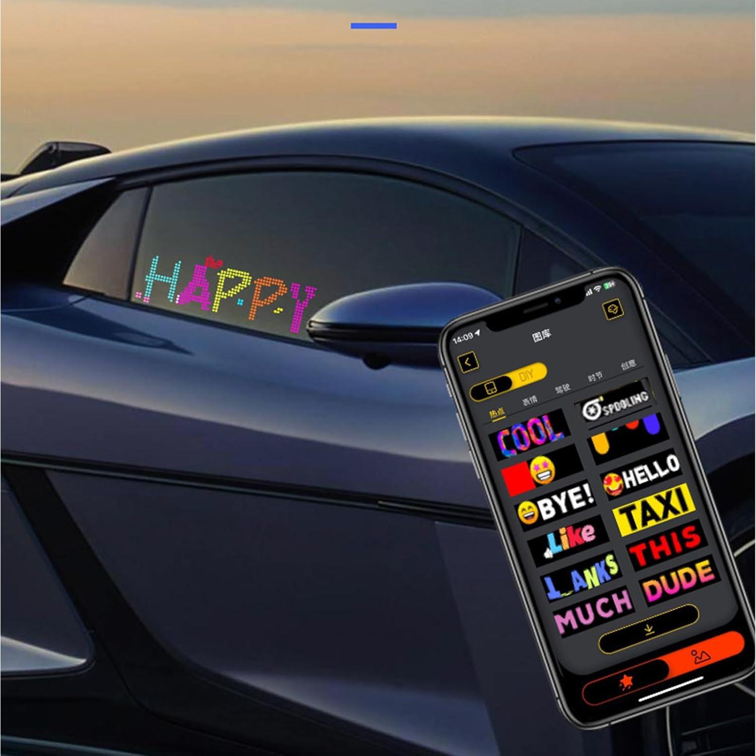 Pantalla LED Ojos del Diablo RIWALIEX DP01 17.27x7.01 cm