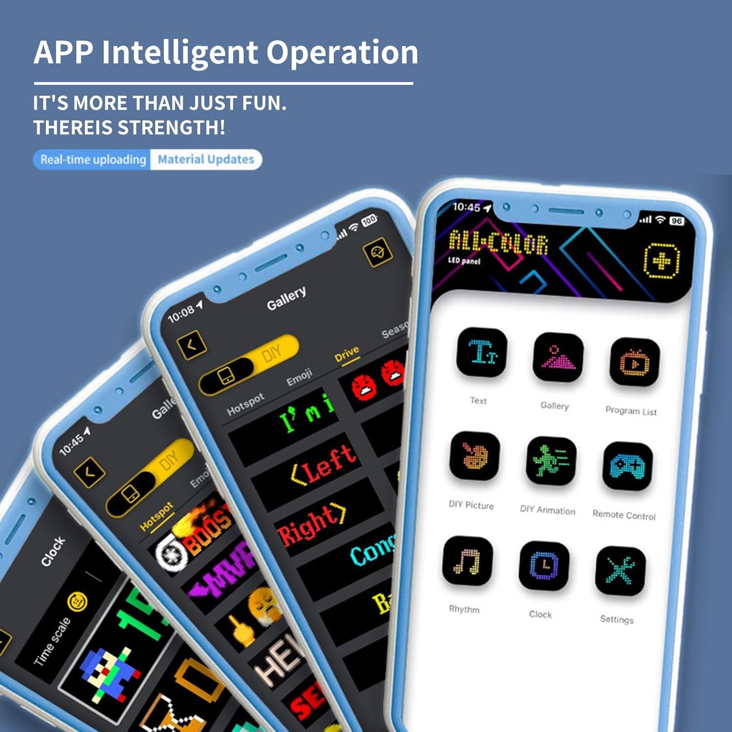 Pantalla LED Ojos del Diablo RIWALIEX DP01 17.27x7.01 cm