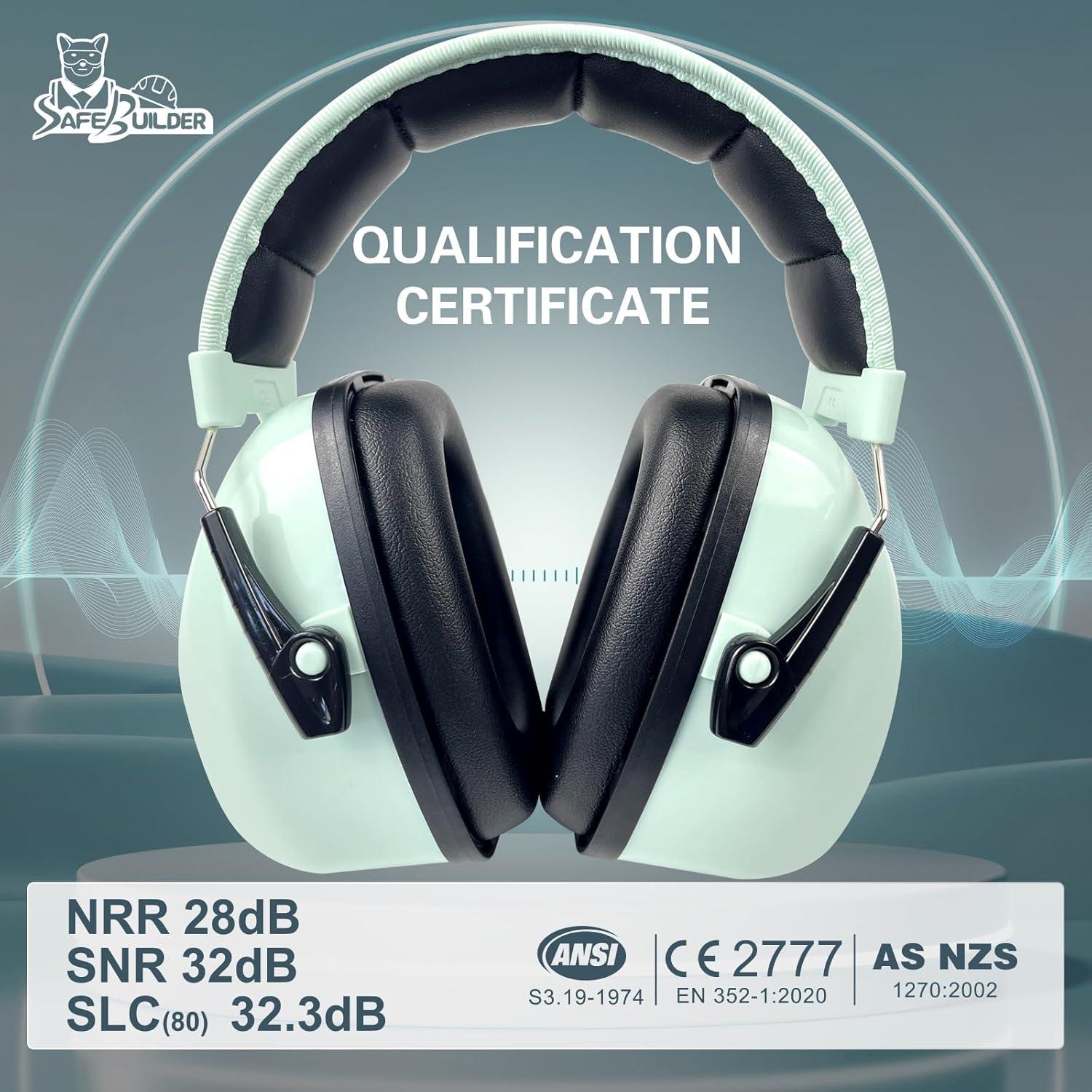 Orejeras de Protección Auditiva SAFEBUILDER SK-06P NRR 28dB