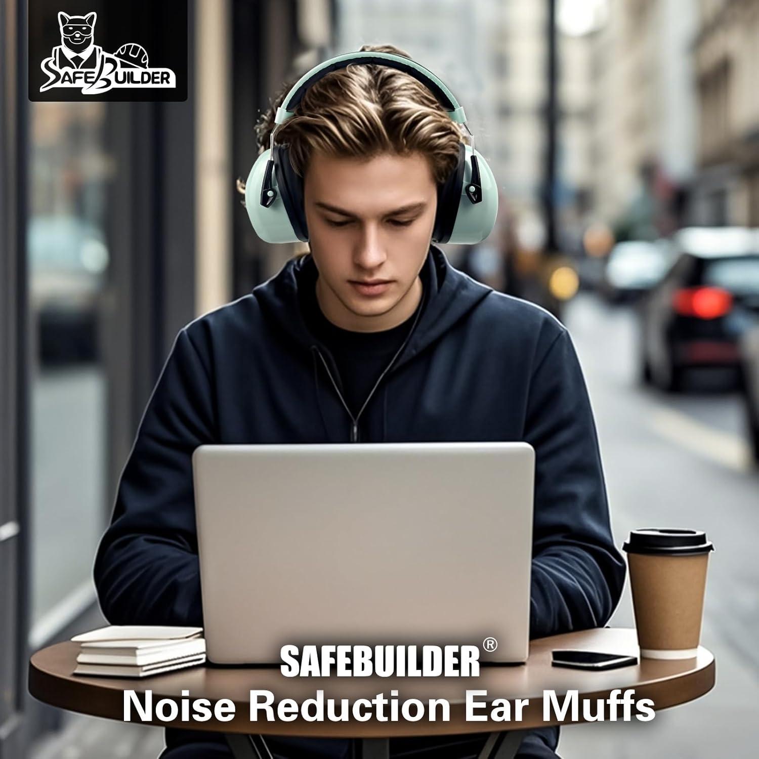 Orejeras de Protección Auditiva SAFEBUILDER SK-06P NRR 28dB