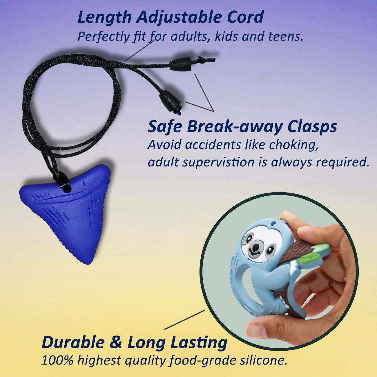 Collares Masticables Sensitivos Maberry 6 Pack Silicona